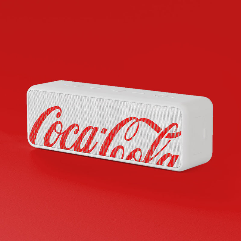 Caixa de Som Speaker Box Branco Coke