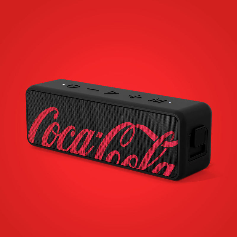 Caixa de Som Speaker Box preto Coke